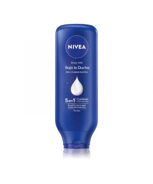 Crema Nivea Body Milk Bajo La Ducha 400 Ml.