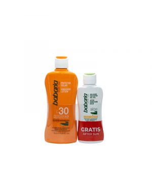 Leche Babaria Solar Aloe F-30 200 Ml. + After Sun