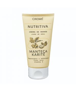 Crema Crowe Manos Manteca Karite Regeneradora 75 Ml.