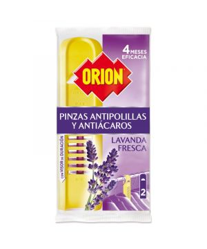 Pinza Antipolilla Orion Lavanda Duplo