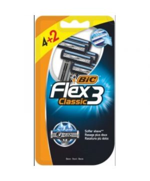 Maquinilla Bic Flex 3 Hojas Pack 4 + 2 Unds