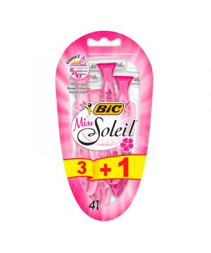 Maquinilla Bic Miss Soleil Pack 3+1 Unds.