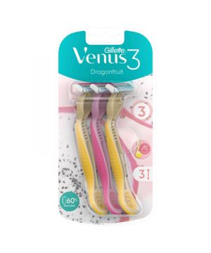 Maquinilla Gillette Venus3 Dragonfruit 3 Unds.