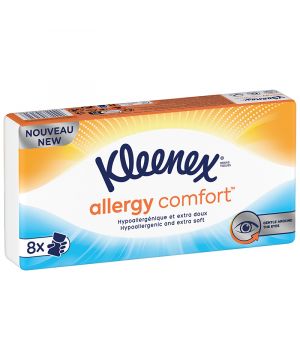Pañuelo Kleenex 4 Capas Allergy 9 Und. Pack-8
