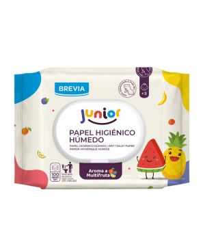 Papel Higienico Brevia Humedo Junior 100 Unds.