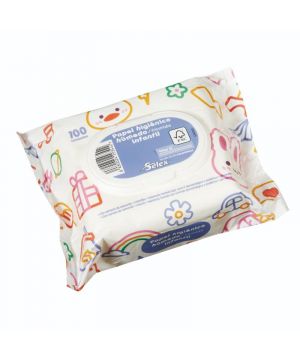 Papel Higienico Selex Humedo Infantil 100 Unds.