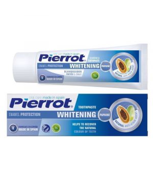 Crema Dental Pierrot Blanqueadora Con Papaina 75 Ml.