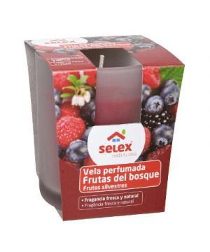 Vaso Vela Atmosphere Perfumada Frutos Rojos