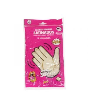 Guante Am Satinado Talla Mediana