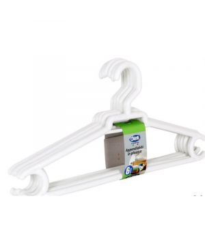 Percha Plastico Pack 6