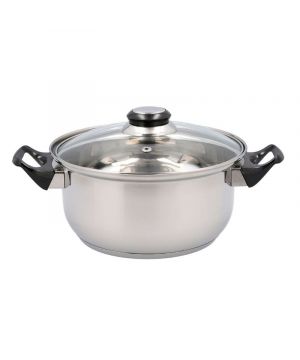 Cacerola Habitat Alum Inox C/Tapa 20 Cm. Qd
