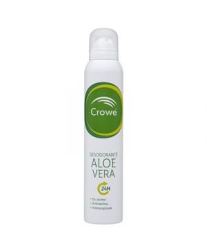 Desodorante Crowe Aloe Vera Unisex 200 Ml.