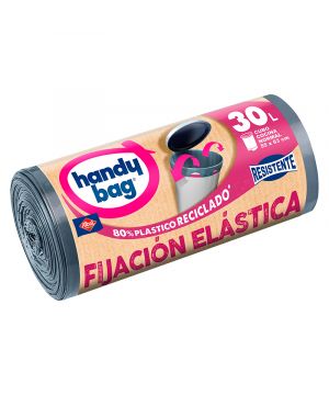 Bolsa Albal Basura Fijacion Elastica 55X60 30 Lt 15 Bolsas