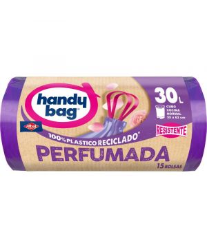 Bolsa Basura Handy Bag Perfumada 55X63 30 Litros 15 Und.