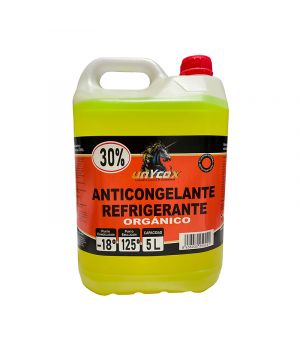Refrigerante Anticongelante Unycox 30% Organico 5L.