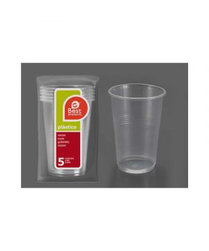 Vaso Transparente Litro 5 Unid.best.