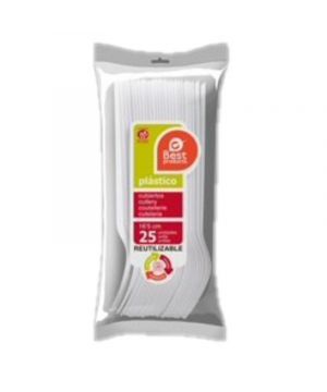 Tenedor Best Reutilizable 25 Und.
