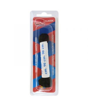 Cordon La Piel Negro Clasico 90 Cm