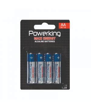 Pila Powerking Alcalina Lr-06 Pack 4 Und.