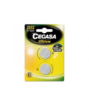 Pila Cegasa Litio Cr2032 3 V Pack 2 Und.